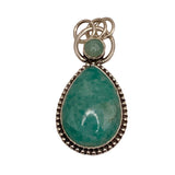 Amazonite Solid 925 Sterling Silver Pendant