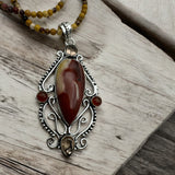 Mookaite Jasper Pendant Necklace