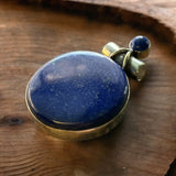 Blue Lapis Solid 925 Sterling Silver Pendant