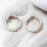 1 inch Solid 925 Sterling Silver Hoop Earrings