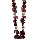 Porcelain Jasper & Garnet Necklace