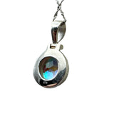 Mercury Mystic Topaz Solid 925 Sterling Silver Pendant Necklace