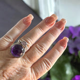 Amethyst Solid 925 Sterling Silver Ring