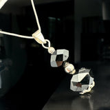 Black Onyx solid 925 Sterling Silver Necklace