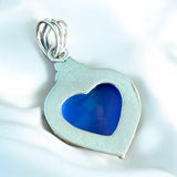 Aurora Opal Solid 925 Sterling Silver Pendant