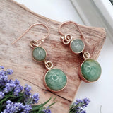 Amazonite Solid 925 Sterling Silver Earrings