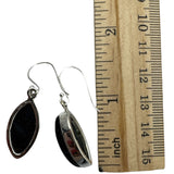 Blue Sandstone Solid 925 Sterling Silver Earrings