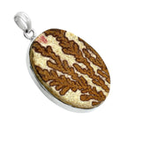 German psilomelane Dendrite Solid 925 Sterling Silver Pendant