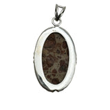 Asteroid Jasper Solid 925 Sterling Silver Pendant