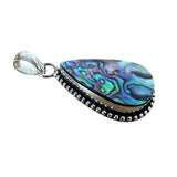 Abalone Solid 925 Sterling Silver Pendant