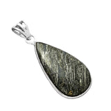 Pyrite Solid 925 Sterling Silver Pendant