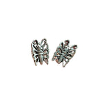 Dainty BUTTERFLY Solid 925 Sterling Silver Stud Earrings