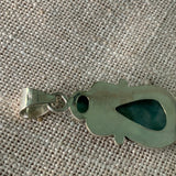 Larimar Solid 925 Sterling Silver Pendant