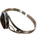 Abalone Solid 925 Sterling Silver Cuff Bracelet