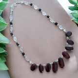 Mookaite Jasper & Rose Quartz Necklace