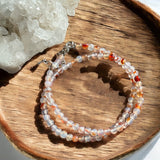 Botswana Agate 4 mm 16-18 in Beaded Necklace