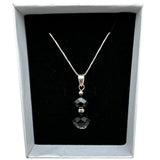 Black Onyx solid 925 Sterling Silver Necklace