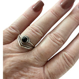 Black Onyx Solid 925 Sterling Silver Ring