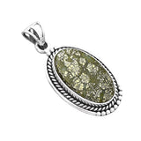 Pyrite Solid 925 Sterling Silver Pendant