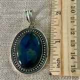 Labradorite Solid 925 Sterling Silver Pendant