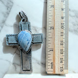 CROSS Scheelite Solid 925 Sterling Silver Pendant