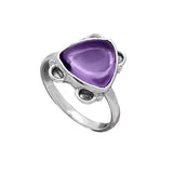 Amethyst Solid 925 Sterling Silver Ring 7