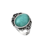 Amazonite Solid 925 Sterling Silver Ring 7