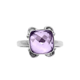 Amethyst Solid 925 Sterling Silver Ring 7.5