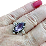 Amethyst Solid 925 Sterling Silver Ring