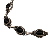 Black Onyx Solid 925 Sterling Silver Bracelet