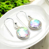 Mercury Topaz Solid 925 Sterling Silver Earrings