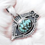 EYE Lucky Charm Solid 925 Sterling Silver Pendant