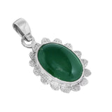 Green Onyx Solid 925 Sterling Silver Pendant