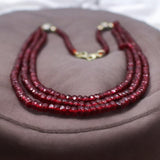 Garnet Beaded Necklace