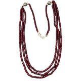 Garnet Beaded Necklace